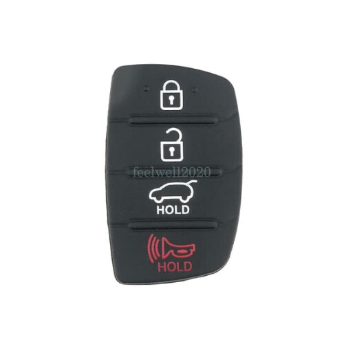 Hyundai 4-button key fob rubber insert replacement