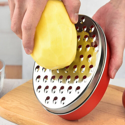 Cheese Grater with Container and Dual-Size Lid 2