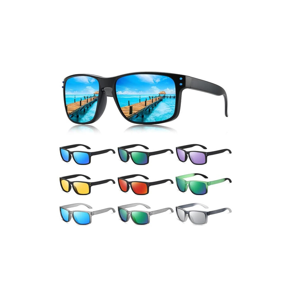 Polarized Sunglasses Tr90 Uv400 - Black/Orange/Red 962029426844