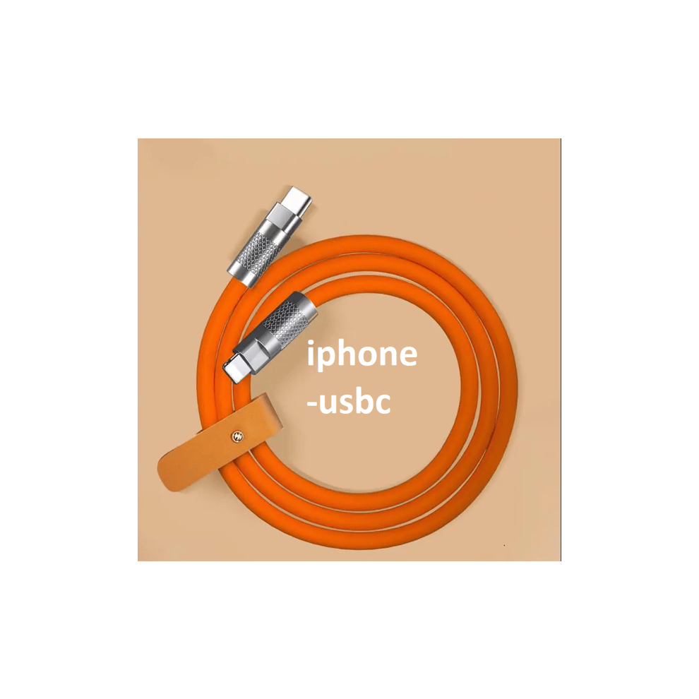 Usb Charger 120W Fast Charging 2M Orange 962029755708