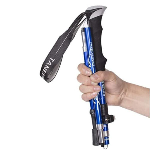 hiking poles foldable lightweight telescopic