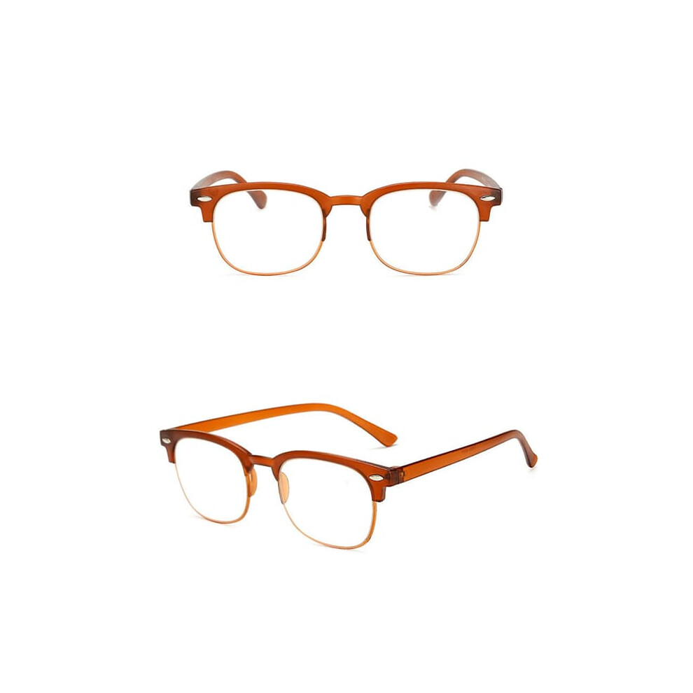 Reading Glasses +1.5 Strength Brown 962029767855