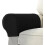 Armchair Armrest Covers Black Stretch Fit 2-Pack 1