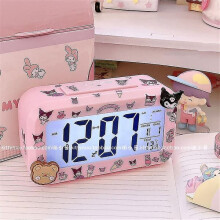 Sanrio Cinnamoroll My Melody Kuromi LED desk lamp alarm