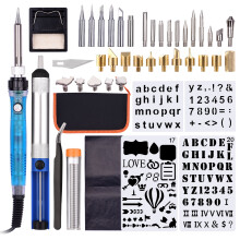 Wood Burning Pen Set Adjustable 200-450F 53pcs
