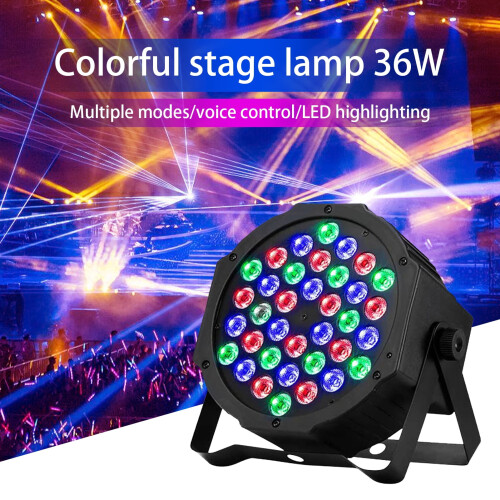 LED PAR Stage Light RGB 7-channel with Remote and DMX