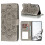 Samsung Galaxy S21 mandala leather case grey 1