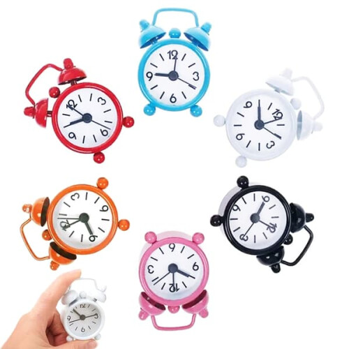 Classic Alarm Clock Pink 1 Pack