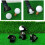 Golf Ball Picker Rubber Tip Zinc Alloy Black 2