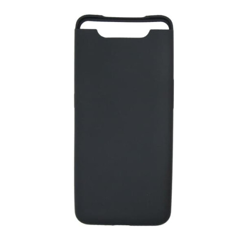 Capa de silicone compatível com Samsung A80 - Preta