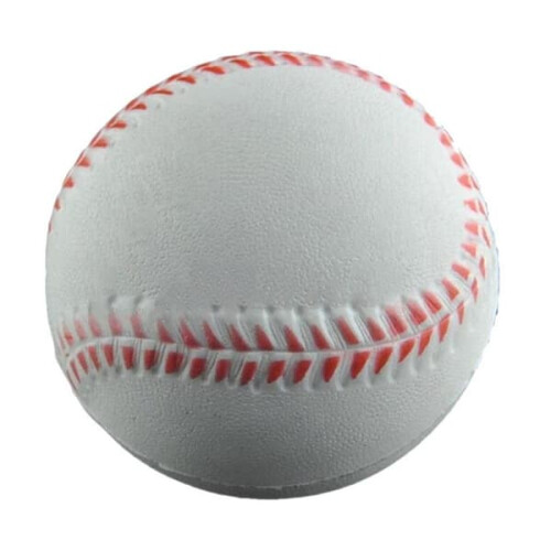 Foam Stress Ball Baseball White