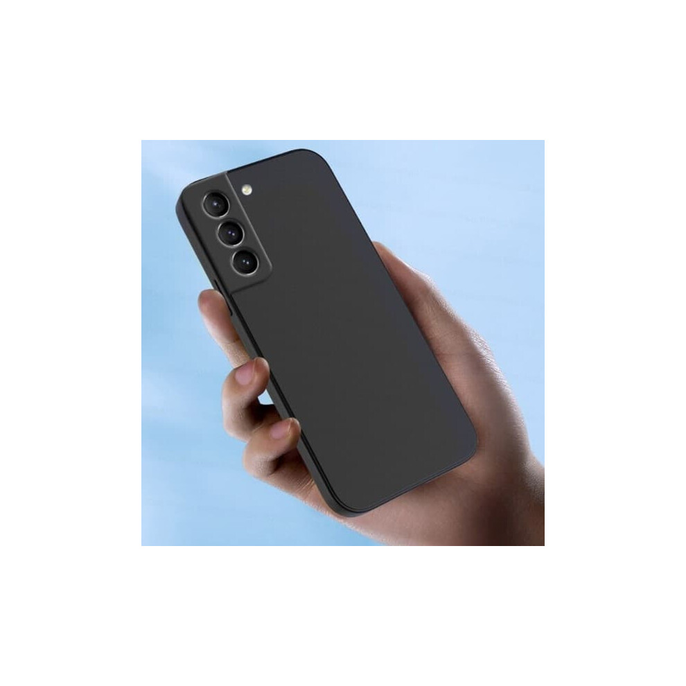 Samsung Galaxy S21 Plus Case Microfiber Silicone Black 940684198443