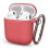 Silicone AirPods Case with Carabiner Red 1