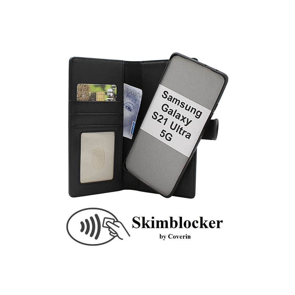 Skimblocker Wallet Case For Galaxy S21 Ultra 5G 940684199297