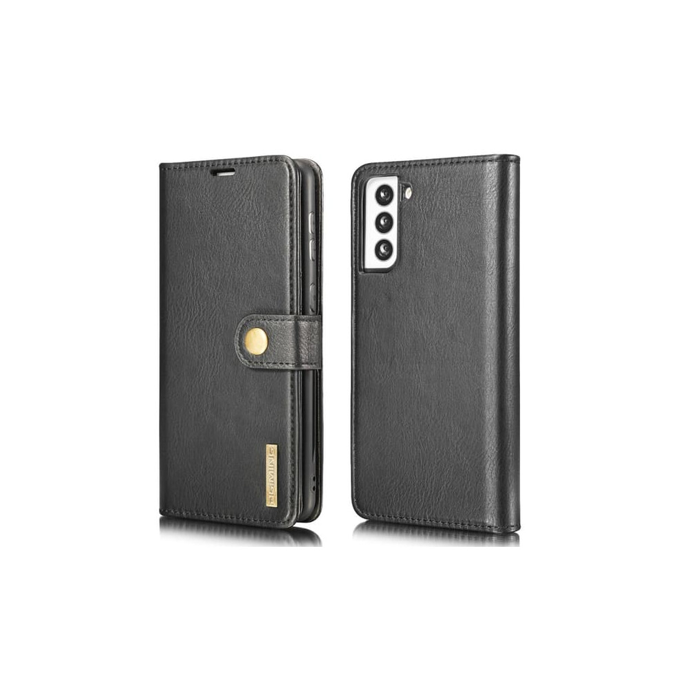 Dg.ming Magnetic Wallet Case For Samsung Galaxy S21 Black 940684197507