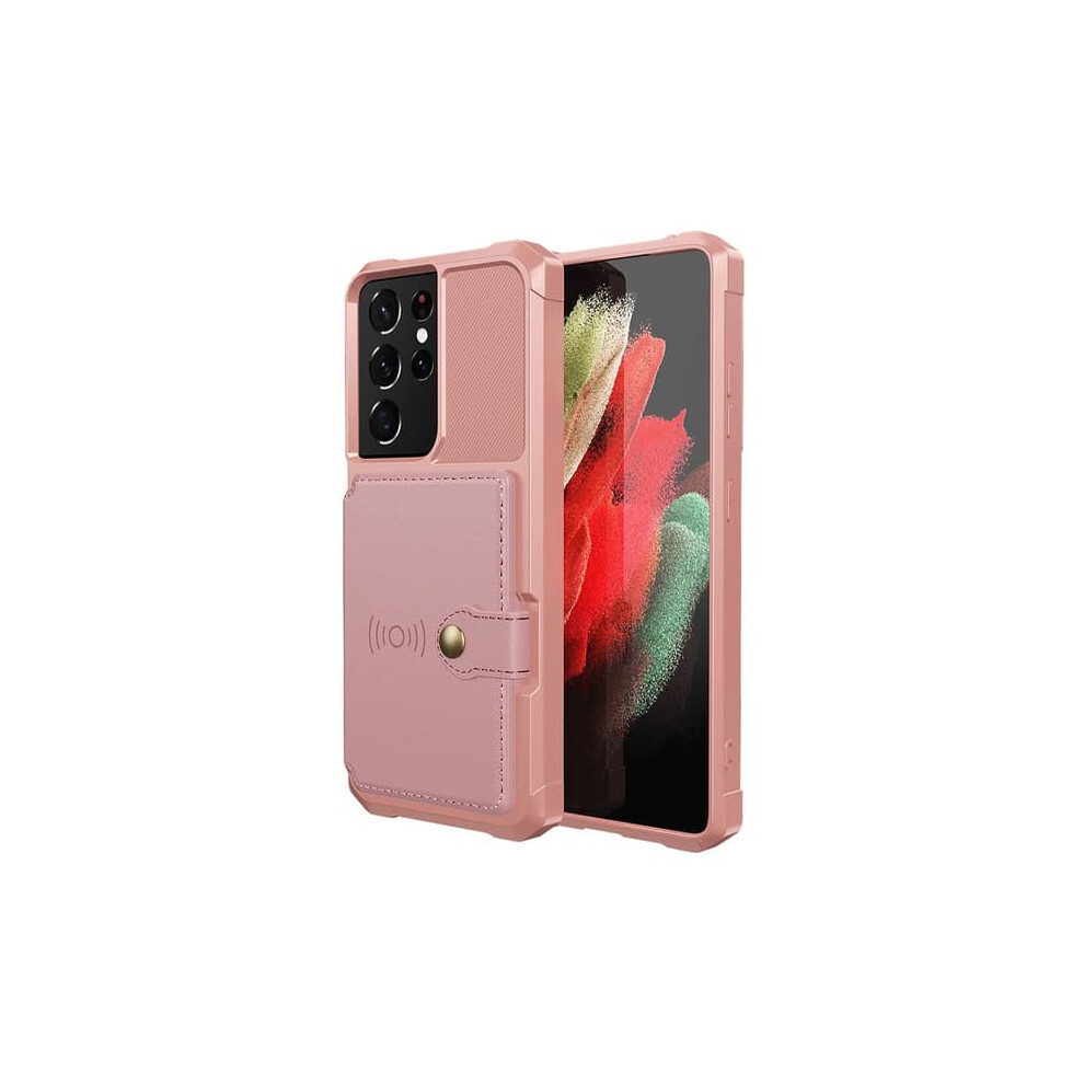 Samsung Galaxy S21 Ultra Case With Card Holder Rose Gold 962029427896