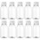 Milk Bottles with Lids Transparent Plastic 250ml 10pcs 1