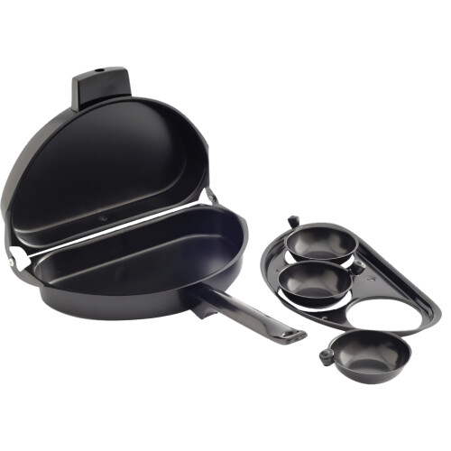 Norpro nonstick omelet pan with egg poacher 2