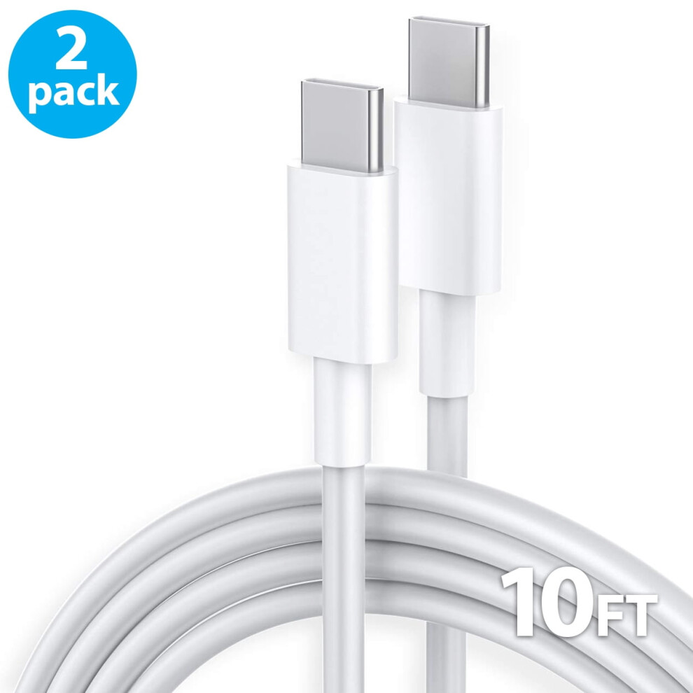 Usb-C To Usb-C Cable 60W 10Ft 2-Pack 940684191796