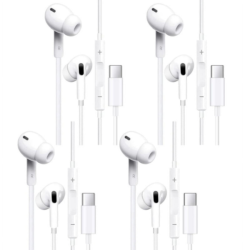 Usb-C Wired Headphones Compatible With Iphone 15 And 940684191826