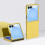 Samsung Galaxy Z Flip7 case shockproof PC lemon yellow 1