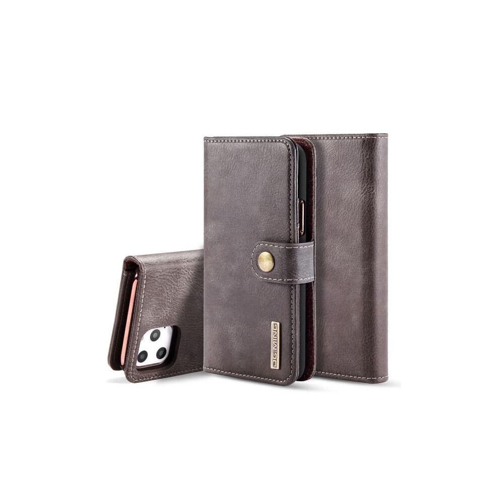 Iphone 11 Pro Wallet Case With Magnetic Closure Grey 940684209699