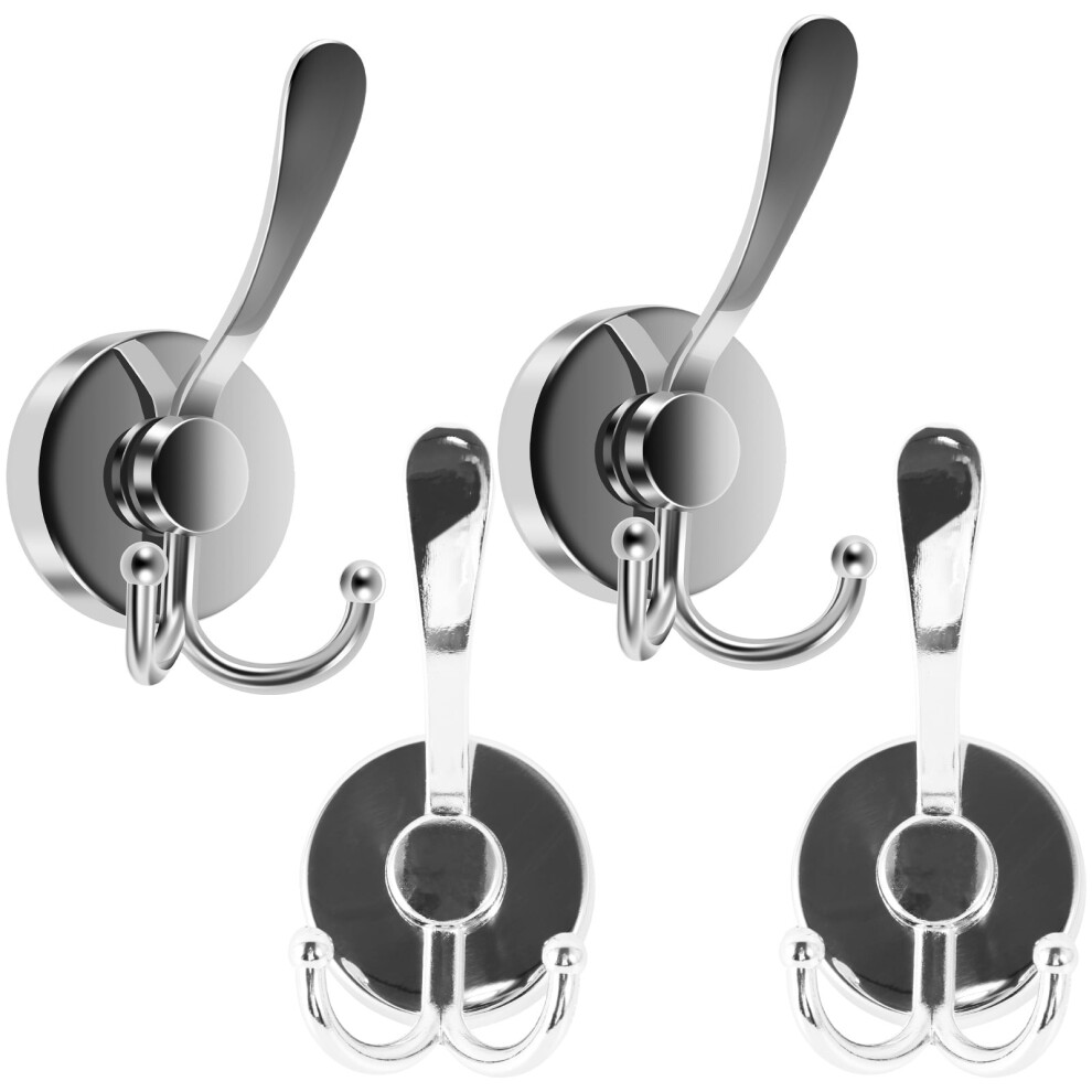 Aevxkhi Stainless Steel Suction Towel Hooks 4Pcs 940684192366
