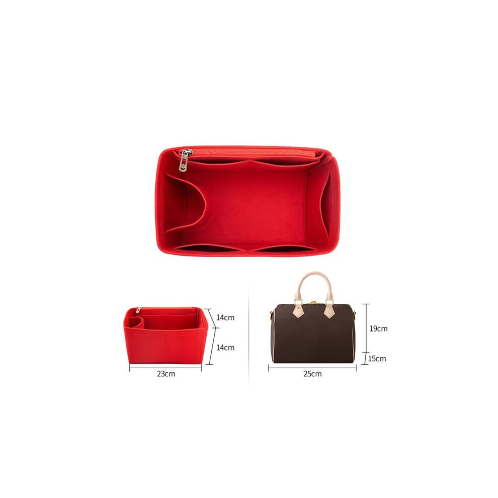 Felt Insert With Flap Bag Liner For Speedy 25 962029425694
