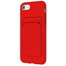 iPhone 8 Red case with card slot