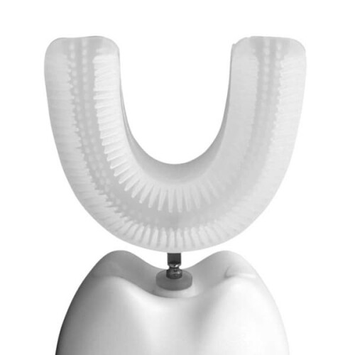 U-Shaped Toothbrush Head for Electric Toothbrush White