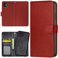 iPhone 11 Wallet Case Dark Red