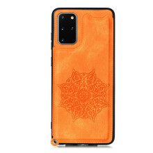 Smooth Orange Case with Card Slot for Samsung Galaxy S20 FE