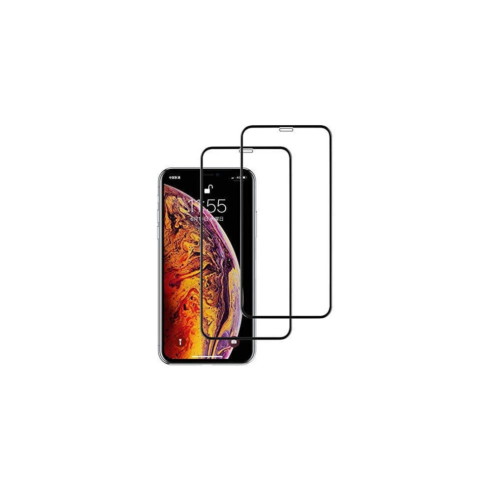 Tempered Plexiglass Glass For Iphone 11/Xr 2 Pcs Black 940684210503