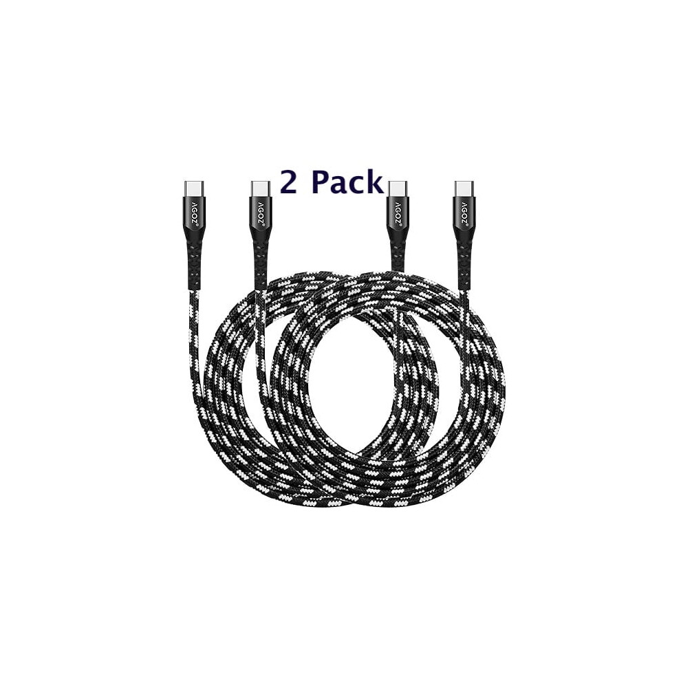 Agoz Usb C To Usb C Cable 4Ft Fast Charging 2 Pack 940684190188