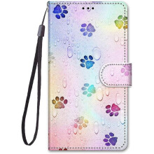 (d)funda compatible con Samsung Galaxy A13 4g, funda tipo cartera a prueba de golpes con estampado, [función de soporte] [ranura para tarjetas]