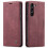CaseMe slim wallet case for Samsung Galaxy S23 red 1