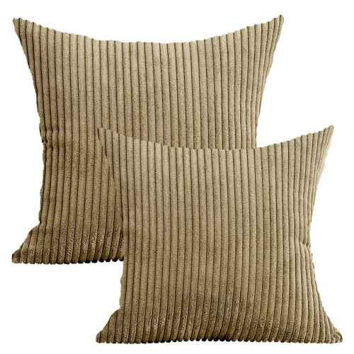 WOCACHI navy blue striped polyester throw pillow 20x20 inch 2