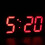 LED wall clock with digital display and night mode 1