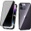 Capa dupla magnética com privacidade compatível com Samsung S21 Ultra, preta. 1