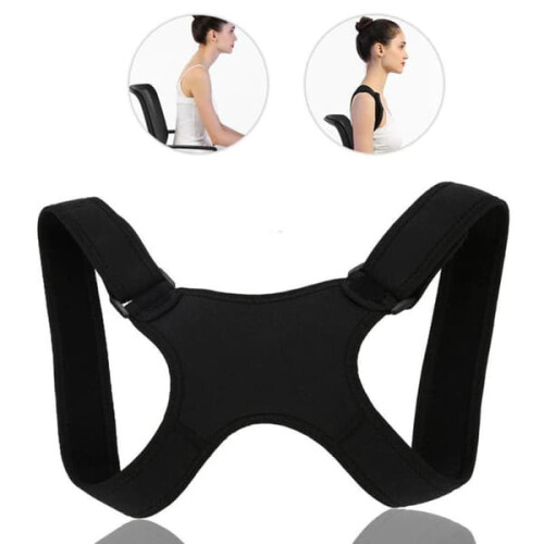 Posture Back Support Strap Black XL