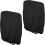 Folding Lounge Chair Covers Black 2-Pack 71x34x110 cm 1