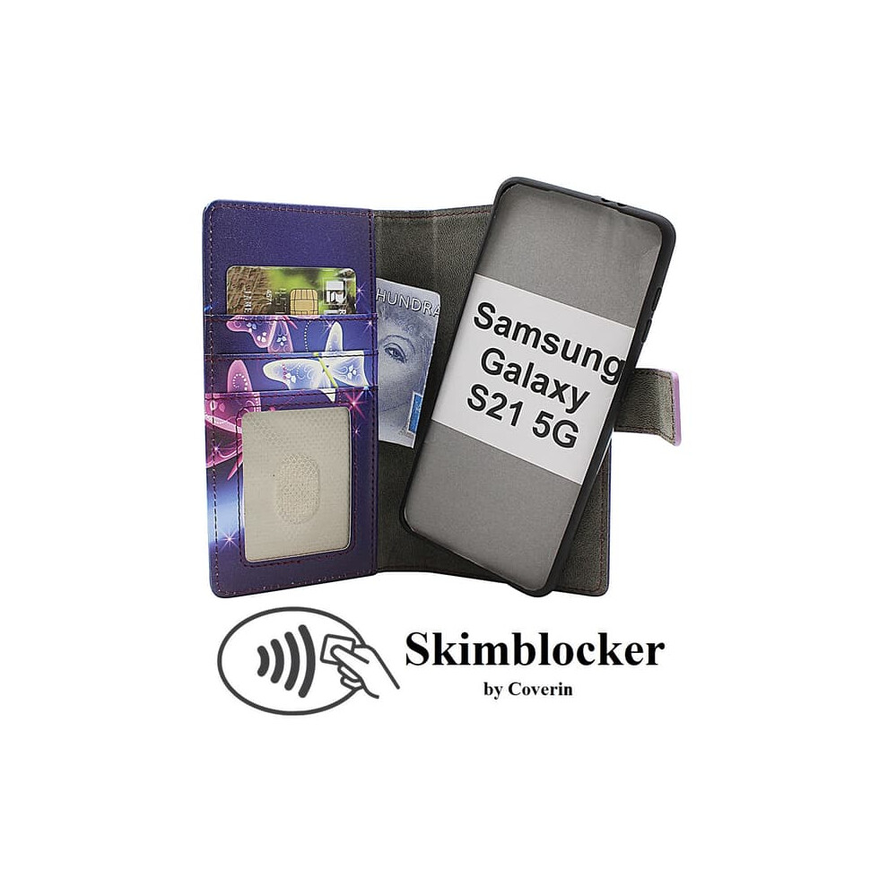 Skimblocker Wallet Case For Galaxy S21 5G 940684195657