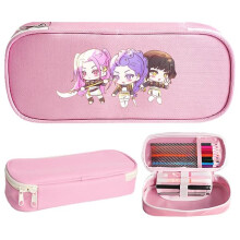 KPop Demon Hunters pencil case anime print single layer 46cm