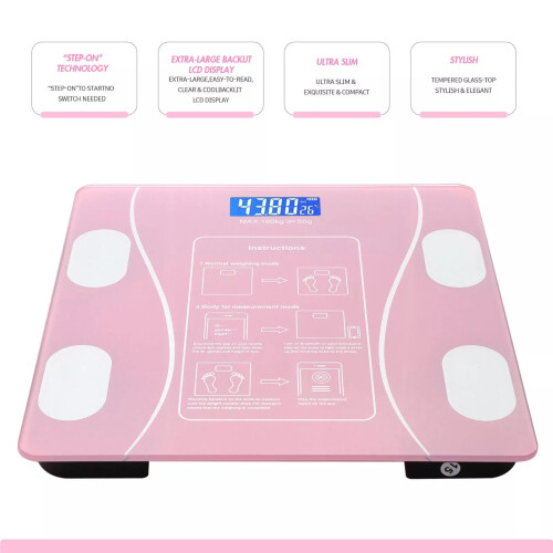 Digital Bathroom Scale Bluetooth BMI Monitor 1 Pack 1