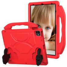 iPad Pro 12.9 inch EVA shockproof case with thumb grip red