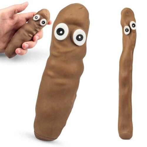 Stress Ball Poop Basket Brown 2-Pack