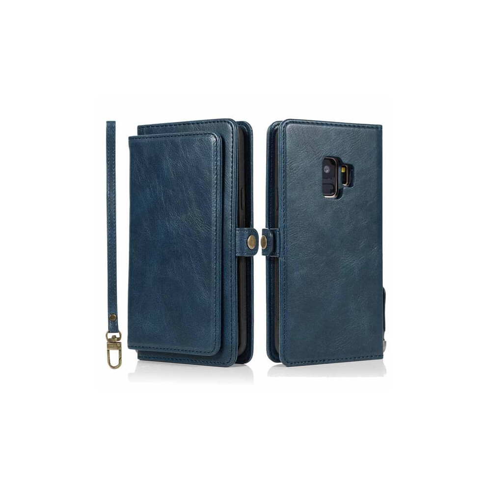 Smart Wallet Case For Samsung Galaxy S9 Dark Blue 962029762232