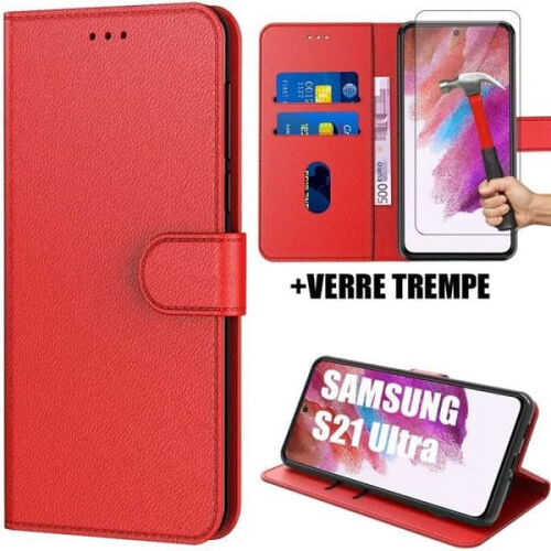 Phone Screen Protector for Samsung S21 Ultra Red 360