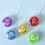 Luminous Yo-Yo Balls Bright Colors 5 pcs 1