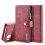 DG.MING magnetic wallet case for iPhone 11 red 2-in-1 1